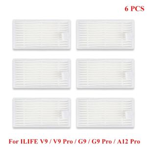 Replacement Side Brushes HEPA Filter Compatible With ILife V9 / V9 Pro / G9 / G9 Pro / A12 Pro Robot Vacuum Cleaner Spare Parts
