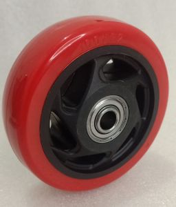 Roda 4 Inch PU TAIWAN + Double bearing Troli/Etalase Heavy Duty