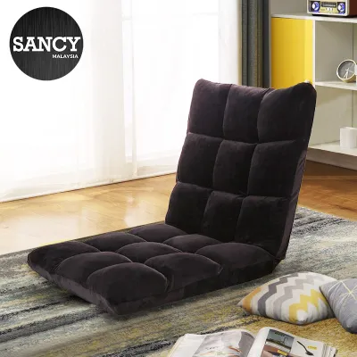 Sancy European Style Multi-functional Adjustable Lazy Sofa Single Floor Tatami Foldable Sofa Bed Recliner Chair (80cm x 40cm) - Fulfilled by Sancy