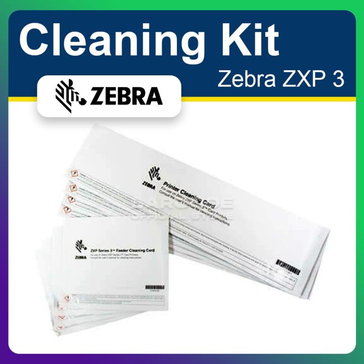 Printer Head Cleaning Kit ZEBRA ZXP SERIES 3 COMPLETE PHOTO ID