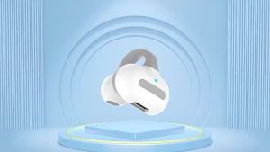 New M-S8 Single Ear Clip Wireless Bone Conduction Earphones with Mic HiFi Sound Quality Sports Headset