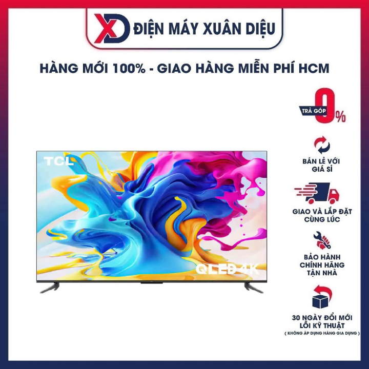 Google Tivi QLED TCL 4K 55 Inch 55C645 - Điều khiển giọng nói rảnh tay ...