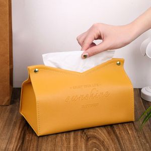 ZWMKW Modern Large Storage Dispenser Container Car Tissue Box Napkin Holder Tissue Case Paper Towel Box