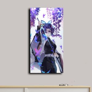 HIASAN DINDING ANIME KIMETSU NO YAIBA 15X30 CM WALLDECOR DEKORASI HIASAN KAMAR PAJANGAN POSTER ANIME