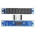 Aideepen 8-bit MAX7219 Digital Tube Module LED Dot Matrix 8-bit Digital Tube Display Control Module For Arduino. 