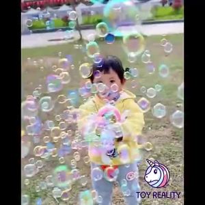 Kids Automatic Bubble Toy hine with LED Light Music Bubble Blowing Maker Bubble solution Children Kid Outdoor
