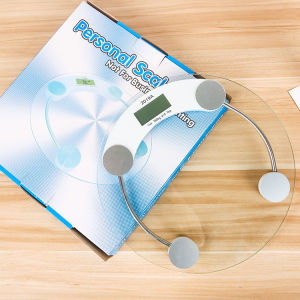 Home Bathroom Health Digital Electronic Glass LCD Weighing Body Scale 180kg