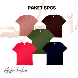 Polo Shirt Lengan Pendek Pria Dewasa Warna Solid - Gaya Korea - COD Tersedia