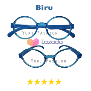 [ FREE BOX ] Kacamata Anak Anti Radiasi Blue Ray (Design Korea) Laki-laki & Perempuan Anti Cahaya Biru Handphone Komputer Kacamata Fashion Anak Kecil Frame Bulat Lucu Blue Light Blocking Kacamata Anak Game Lensa Normal Transparan