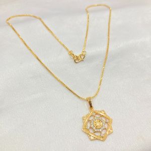 Aksesoris Fashion KLE-008: Desain Kalung Elegan & Kalung Lapis Emas Koye