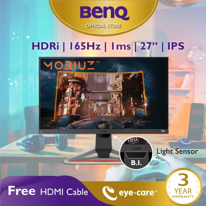 BenQ MOBIUZ EX2710S 27 inch IPS 165Hz 1ms HDRi FreeSync Eye Care