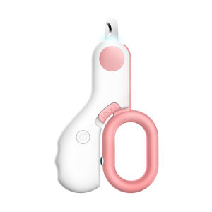 [QPet]🚀 Dogil Scissors Fingernail Clipper Scissors Nail Clippers S Medium-Sized Dogs LED Light Cat Nail Piercing Device