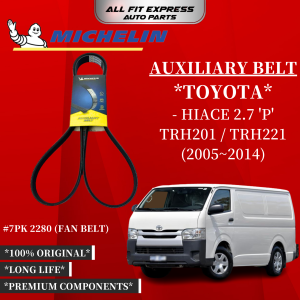 TOYOTA HIACE 2.7  P  TRH201 / TRH221 (2005~2014) MICHELIN BELT 7PK 2280 (FAN BELT) 100% ORIGINAL PRODUCT