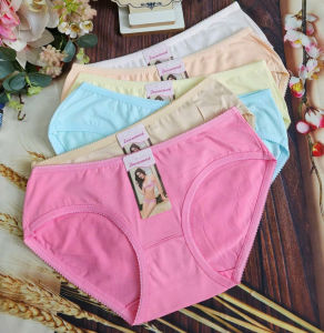 Combo 10 quần lót nữ - Quần chíp thái vải cotton co giãn thoáng mát size từ 48 đến 55 ký mặc vừa. mã 88651