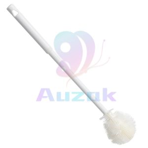AUK. Silicone Cleaning Cup Brush 360° Easy to Clean Long Handle Jar Brush