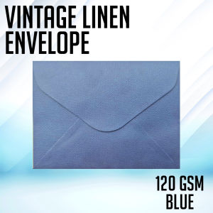 Digiprints PH - 120gsm Vintage Linen Envelopes Retro Textured Envelope Wedding Invitation