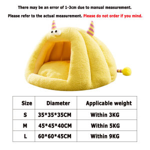 Comfortable Warm Furry Pet Bed Four Seasons Universal Removable Washable Cat & Dog House