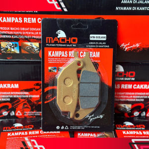 Discpad / Diskpad / Kampas Rem Belakang Suzuki Satria FU 150 / Honda Supra X 125 Injeksi / CS1- MS Otomotif