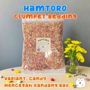 Clumpet Bedding 300gr  AMAN Alas Kandang Hamster Bahan Kedelai