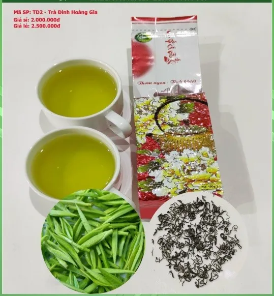 Trà đinh vip bông đỏ - 100gram Chè Tân Cương Thái Nguyên, Hương cám hậu ngọt