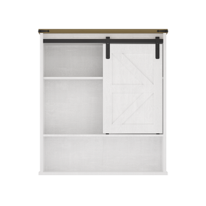 Bathroom Cabinet Medicine Cabinet with Adjustable ShelvesMultifunctional Wall Cabinet White