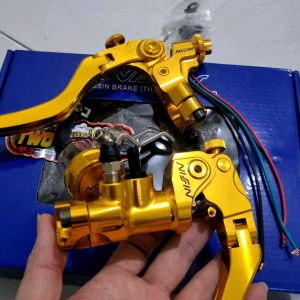 Master Rem Nissin Full CNC Warna Set Kanan Kiri Assy RCS 19 Universal