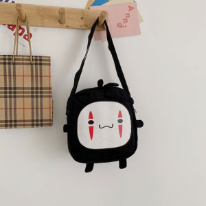 AMILA กระเป๋าผ้าใบเด็ก น่ารักขี้เหร่ชาย กระเป๋าเล็กแฟชั่นเกาหลี กระเป๋าสะพายข้างนักเรียน