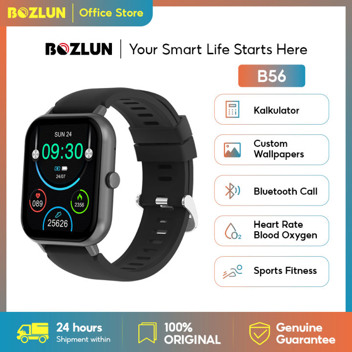Bozlun Smartwatch Pria Full Touch Screen Phone Call jam smartwatch