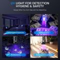 HaixnFire W108 Mini flashlight USB rechargeable 2500 lumens LED super bright torch Outdoor camping lamp Floodlight Emergency light Signal light Camping, fishing, walking. 