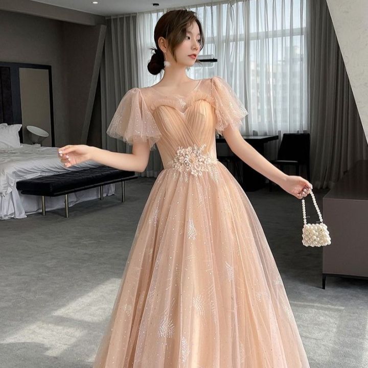 EAGLELY Banquet Long Dinner Evening Dress For Women Elegant 2023 ...