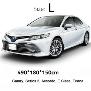 car cover auto exterior car cover sedan waterproof all weather 3XL 490cm*180cm*150cm Rainproof and sunscreen Waterproof 3-Layer Car Cover – PVC & Cotton sedan universal