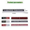 Emblem Logo Limited Edition Mobil Bahan 3D Metal Stiker Emblem Mobil Universal. 