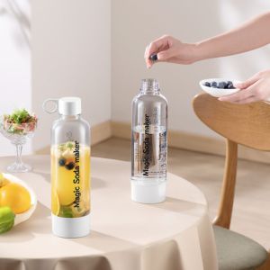 KECTTIO DIY Soda Bubble Machine Large Capacity Portable Bubble Water Machine Drinkware Accessory Plastic Sparkling Water Maker Home