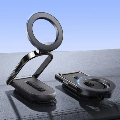 UGREEN Magsafe Car Dashboard Foldable Mount for iPhone 16 15 14 Pro Max Samsung Galaxy S25 S25 S24 Ultra Model: 65186
