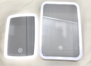 (พร้อมส่ง) Youpin (รุ่นใหม่ไฟ 3 แสง) กระจกแต่งหน้ามีไฟ LED กระจกตั้งโต๊ะมีไฟ พร้อมแบตเตอร์รี่ในตัว ปรับความสว่างได้