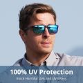 KastKing FlatRock Polarized Sport Sunglasses for Men and Women, Ideal for Driving Fishing Cycling Running, UV Protection. 
