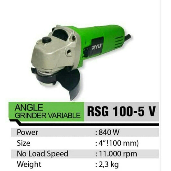 RYU Gerinda Tangan RSG 100 - 5V (Switch Samping) | Lazada Indonesia