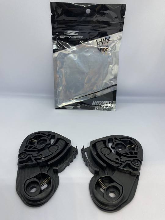 SPYDER LYNX VISOR BASE PLATE MECHANISM WITH SCREWS Fullface Helmet