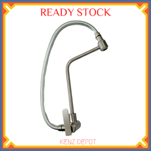 Stainless Steel SUS 304 Kitchen Faucet Flexible Wall Sink Tap