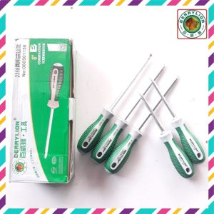 [Hàng Cao Cấp] Tua Vít 2 Đầu Có Từ Tính Berrylion Chính Hãng Cán Cao Su Mềm Cao Cấp Chính Hãng Tô Vít Đổi Đầu 2-4 Cạnh