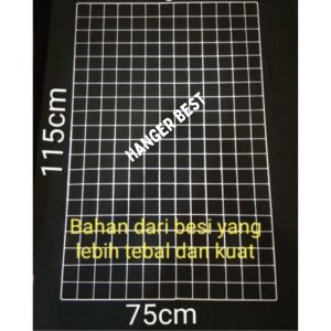 Jaring Ram Besi Dinding Ukuran 75 x 115cm Gantungan Hook Ram Display