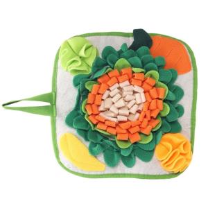 Interactive Snuffle Rabbit Toy Soft Mat Puzzle Feeding Toy for Rabbit Training and Boredom Relief Nosework