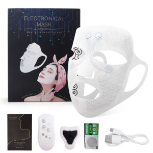 DECINIEE Electric Facial Mask EMS Beauty Massager Anti-wrinkle Massage Facial Spa Face Mask Moisturizes Reduces Wrinkles