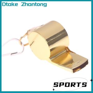 Dtake Vàng Thép không gỉ Dây còi treo cổ ngoài trời cứu hộ còi