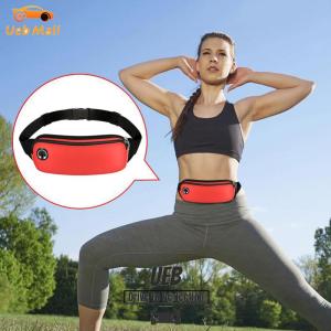 [UEB Mall] Fashion Waist Pack with Reflective Strip Sports Waist Pack with Adjustable Strap