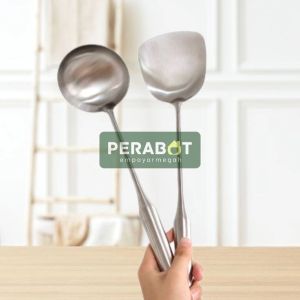 Spatula / Senduk Memasak Alat Dapur Keluli Tahan Karat/Stainless Steel Kitchen Utensil Cookware Cooking Spatula / Ladle