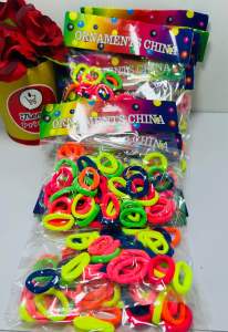 Ikat rambut ornamen isi 12 bungkus/sepack