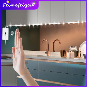 5 Meters usb led strip light waterproof Hand Sweep Waving sensor ON/OFF DC 5V Usb Backlight TV Kitchen Light Diode Lights night lights with Double-Sided Tape