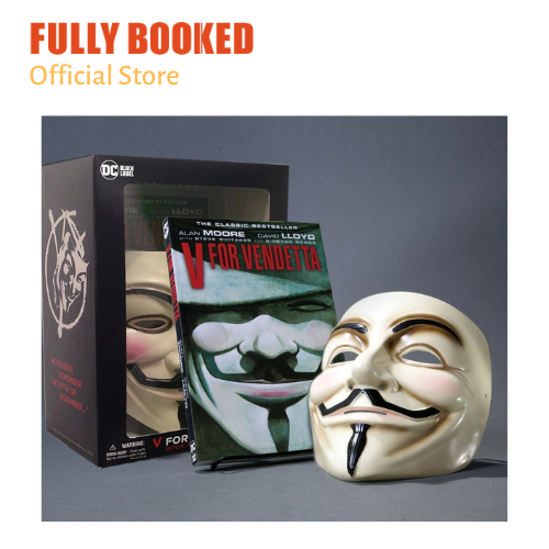 V for Vendetta Book Mask Set (Paperback) Alan Moore Paperback Dc