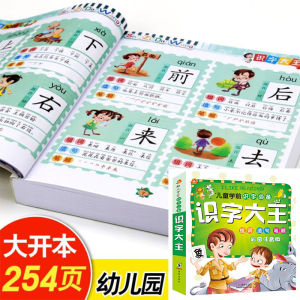 Chinese Calligraphy Book Childrens Literacy Book Learn Chinese Baby Textbook Early Education Childrens Books Chinese Character识字书幼儿认字识字大王3000字象形字识字书幼儿识字启蒙认字卡片识字卡3000字幼儿园认字儿童宝宝看图学识字